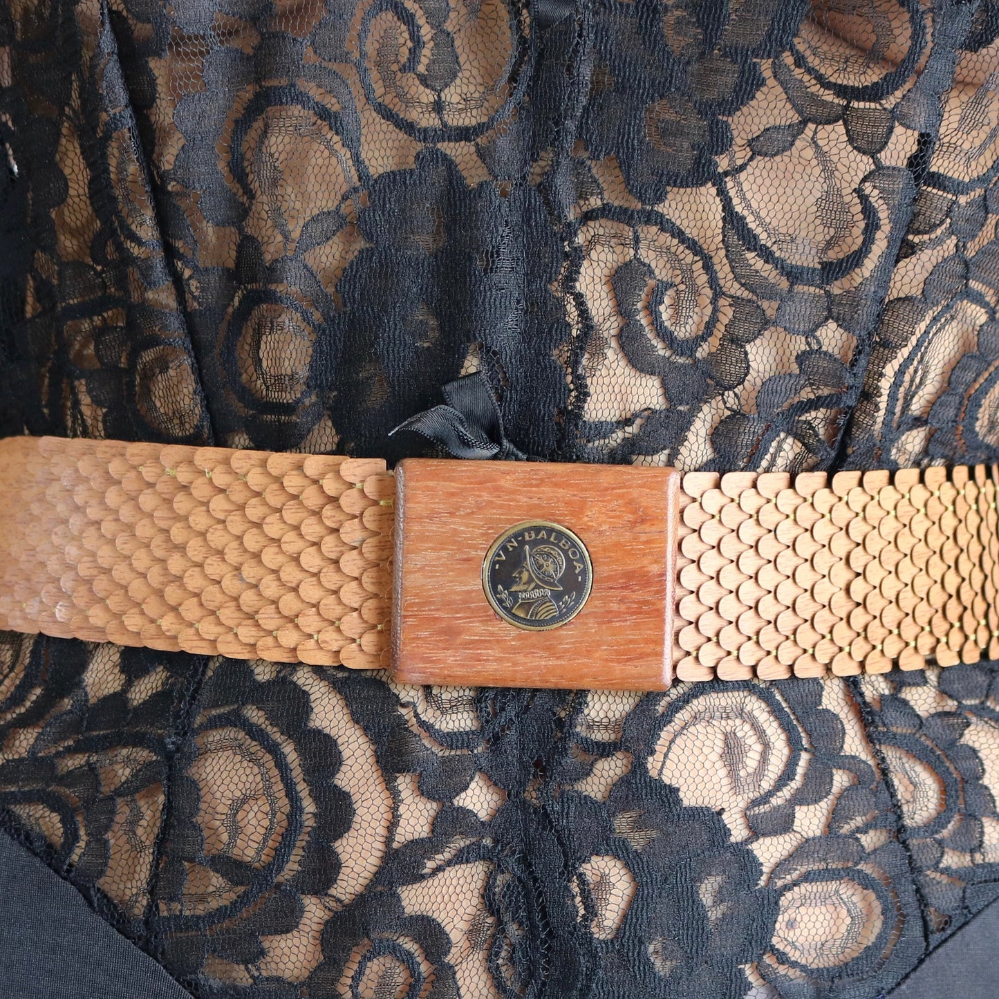 vintage belt, copper