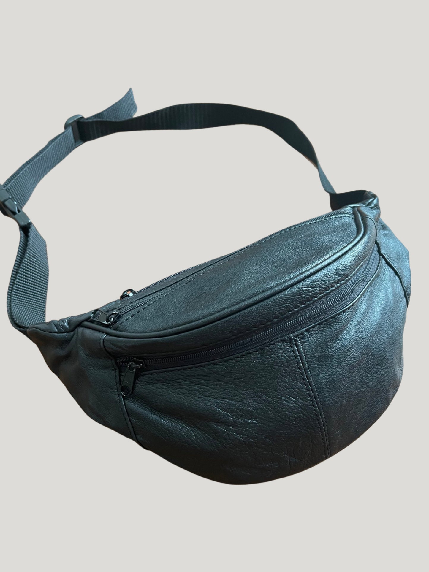 hands free leather bag